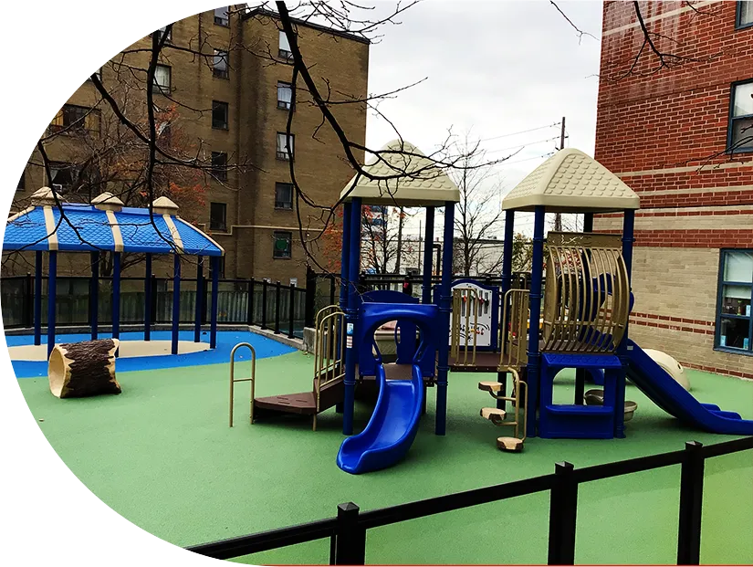 Outdoor playground at Isabella Walton Child Care in Scarborough